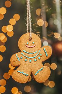 Preview wallpaper gingerbread, figurine, decoration, new year, christmas