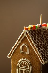 Preview wallpaper gingerbread house, baking, watering, dessert, christmas