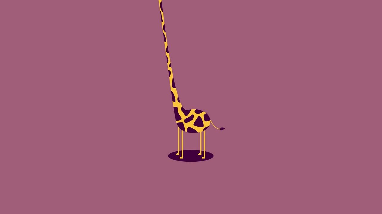 Wallpaper giraffe, neck, torso, headless