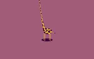 Preview wallpaper giraffe, neck, torso, headless