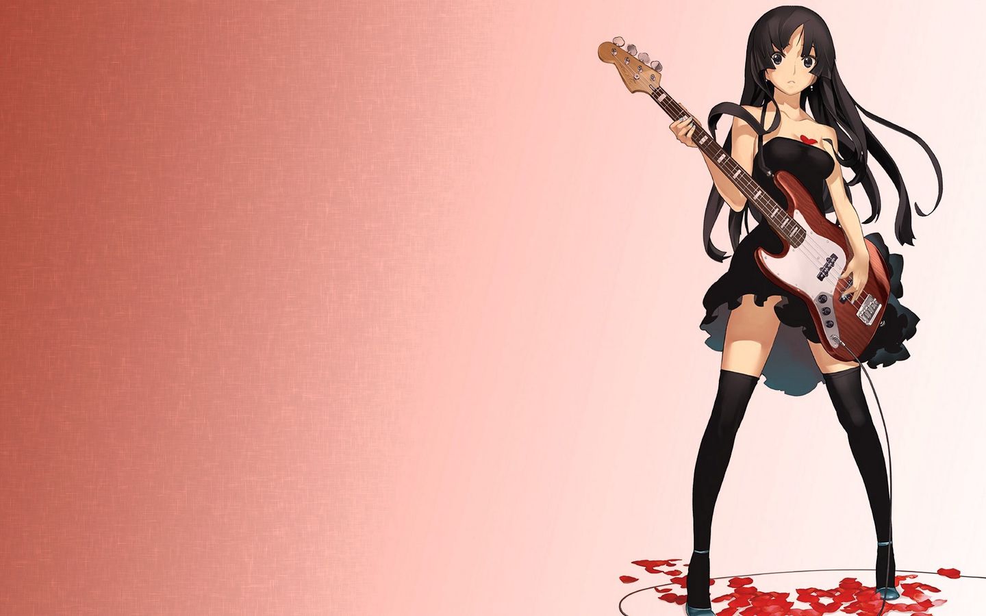 HD wallpaper anime girls guitar simple background music musical  instrument  Wallpaper Flare