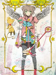 Preview wallpaper girl, anime, wings, art, sun