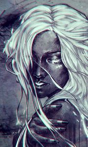Preview wallpaper girl, art, face