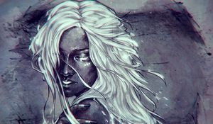 Preview wallpaper girl, art, face