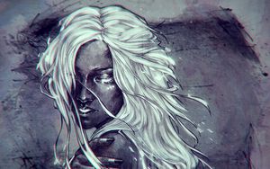 Preview wallpaper girl, art, face