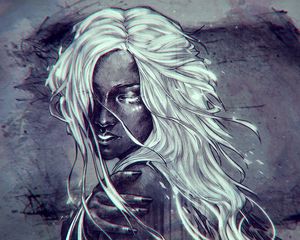 Preview wallpaper girl, art, face