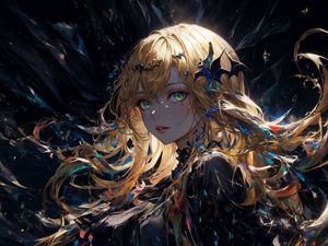 Preview wallpaper girl, art, jewelry, anime