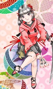Preview wallpaper girl, background, anime