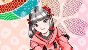 Preview wallpaper girl, background, anime