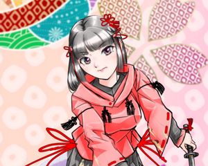 Preview wallpaper girl, background, anime