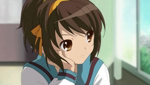 Preview wallpaper girl, brunette, eyes, face, thoughtful