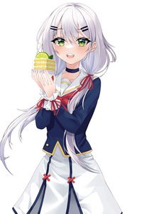 Preview wallpaper girl, cake, cook, anime