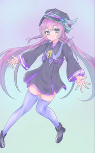 Preview wallpaper girl, cap, anime, art
