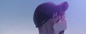 Preview wallpaper girl, cap, profile, anime, art