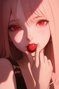 Preview wallpaper girl, cherry, art, anime