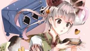Preview wallpaper girl, cookies, watercolor, anime