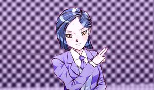 Preview wallpaper girl, costume, anime, art, purple