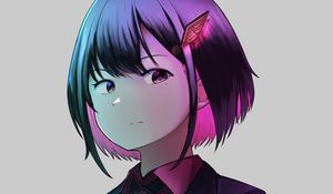 Preview wallpaper girl, costume, glance, anime