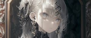 Preview wallpaper girl, costume, jewelry, art, anime