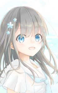 Preview wallpaper girl, cute, anime, art