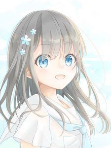 Preview wallpaper girl, cute, anime, art