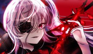 Preview wallpaper girl, dagger, anime, art