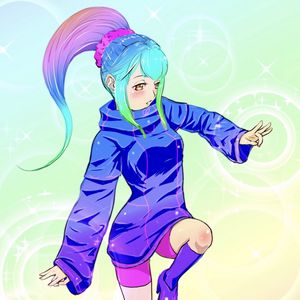 Preview wallpaper girl, dance, anime, art