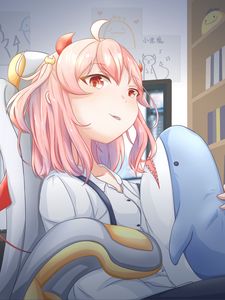 Preview wallpaper girl, demon, anime, art