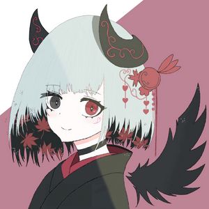 Preview wallpaper girl, demon, horns, kimono, anime