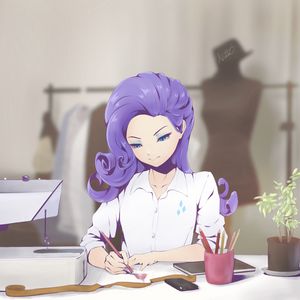 Preview wallpaper girl, designer, anime, art