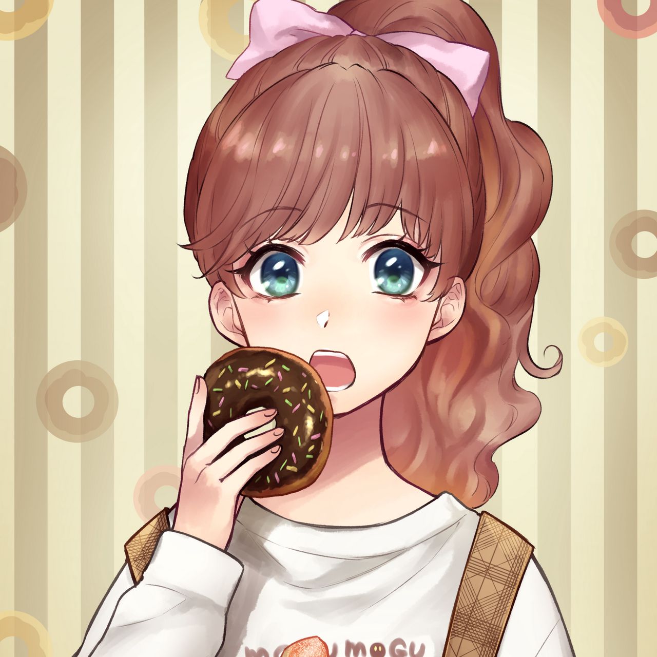Premium Vector | Kawaii food cartoon of donut illustration vector icon of  cute japanese anime manga style