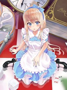Preview wallpaper girl, dress, alice in wonderland, anime