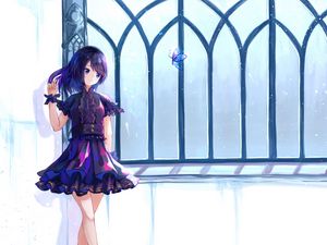 Preview wallpaper girl, dress, anime