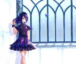 Preview wallpaper girl, dress, anime
