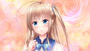 Preview wallpaper girl, dress, bow, anime
