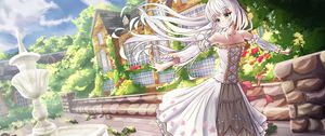 Preview wallpaper girl, dress, glance, anime, art