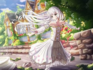 Preview wallpaper girl, dress, glance, anime, art