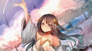 Preview wallpaper girl, dress, glance, fantasy, anime, art