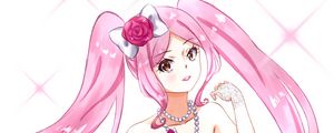 Preview wallpaper girl, dress, pink, anime, art