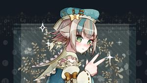 Preview wallpaper girl, ears, anime, art