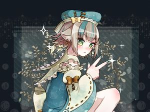 Preview wallpaper girl, ears, anime, art