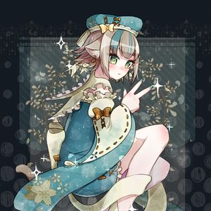 Preview wallpaper girl, ears, anime, art