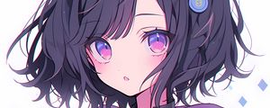 Preview wallpaper girl, ears, choker, anime