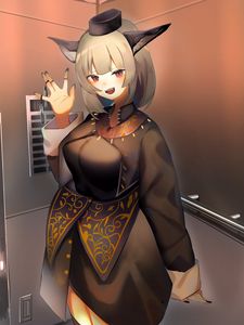 Preview wallpaper girl, ears, costume, anime