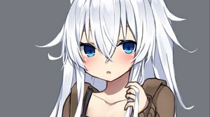 Preview wallpaper girl, ears, glance, anime