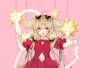 Preview wallpaper girl, ears, mouse, anime, art