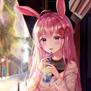 Preview wallpaper girl, ears, rabbit, anime, cute