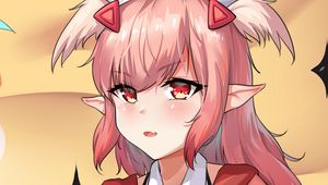 Preview wallpaper girl, elf, glance, anime