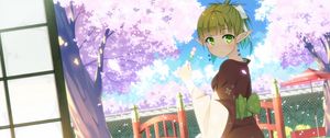Preview wallpaper girl, elf, kimono, anime