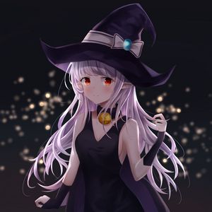 Preview wallpaper girl, elf, witch, anime, art